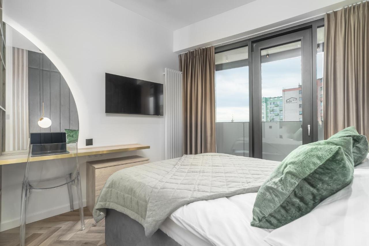 Comfy Apartments 4-5Th Floor Hanza Tower - Sauna & Pool Szczecin Eksteriør bilde